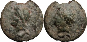 Dioscuri/Mercury series.. AE Cast Semis, c. 280 BC