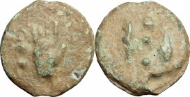 Dioscuri/Mercury series.. AE Cast Triens, c. 280 BC