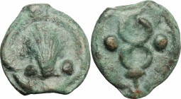 Dioscuri/Mercury series.. AE Cast Sextans, c. 280 BC