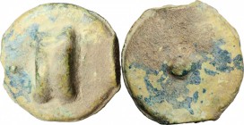 Dioscuri/ Mercury series.. AE Cast Uncia, c. 280 BC