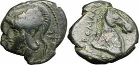 Anonymous. AE Half Unit, Neapolis mint, after 276 BC