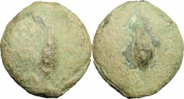 Apollo/Apollo series. . AE Cast Uncia, c. 275 - 270 BC