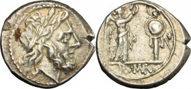 Anonymous. AR Victoriatus,  from 211 BC