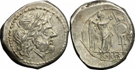 Anonymous. AR Victoriatus, after 218 BC
