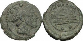 Sextantal series.. AE Sextans, Sardinia, after 211 BC