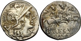 L. Cupiennius.. AR Denarius, 147 BC