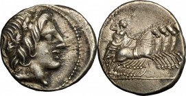 Vergilius, Gargilius and Ogulnius.. AR Denarius, 86 BC