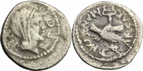 Mark Antony. AR Quinarius, 39 BC