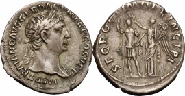 Trajan (98-117).. AR Denarius, 103-111 AD