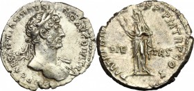 Hadrian (117-138).. AR Denarius, Rome mint, 117 AD
