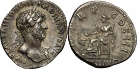 Hadrian (117-138).. AR Denarius, 119-122 AD