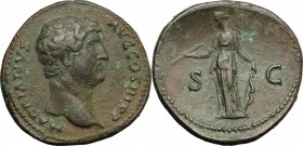 Hadrian (117-138).. AE Sestertius, Rome mint, 134-138 AD
