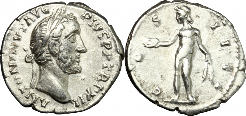 Antoninus Pius (138-161). AR Denarius, Rome mint, 148-149 AD. D/ ANTONINVS AVG P...