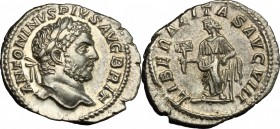 Caracalla (198-217).. AR Denarius, Rome mint, 210-213 AD