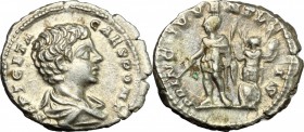 Geta as Caesar (198-209).. AR Denarius, Rome mint, 201 AD