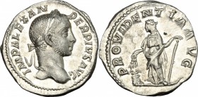 Severus Alexander (222-235 AD).. AR Denarius, 231-235 AD