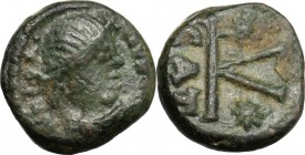 Heraclius (610-641).. AE Pentanummium, Catania mint