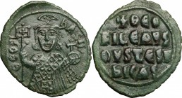 Theophilus (829-842).. AE Follis, Constantinople mint