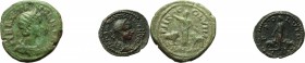 Roman Empire.. Multiple lot of two (2) unclassified AE coins of Gordian III and Herennia Etruscilla, Viminacium mint