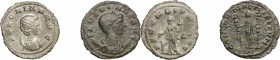 Roman Empire.. Multiple lot of two (2) unclassified BI Antoniniani of Salonina and Severina