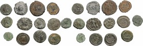 Roman Empire.. Multiple lot of thirteen (13) unclassified choise AE 4, mostly of 4th century AD