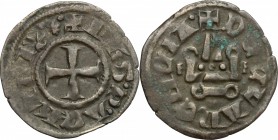 Chiarenza.  Filippo di Taranto (1294-1313).. Denaro tornese
