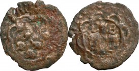 Metelino.  Francesco II Gattilusio (1384-1403). Denaro \tipo genovese\""