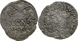 Ancona.  Monetazione anonima (prima metà del XVI sec.). Quattrino