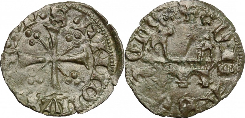 Ascoli. Autonome (XIII-XV sec.). Quattrino. CNI tav. XII, 15. AE. g. 0.74 mm. 19...