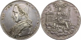 Bologna.  Leone XII (1823-1829).. Scudo A. III, 1825