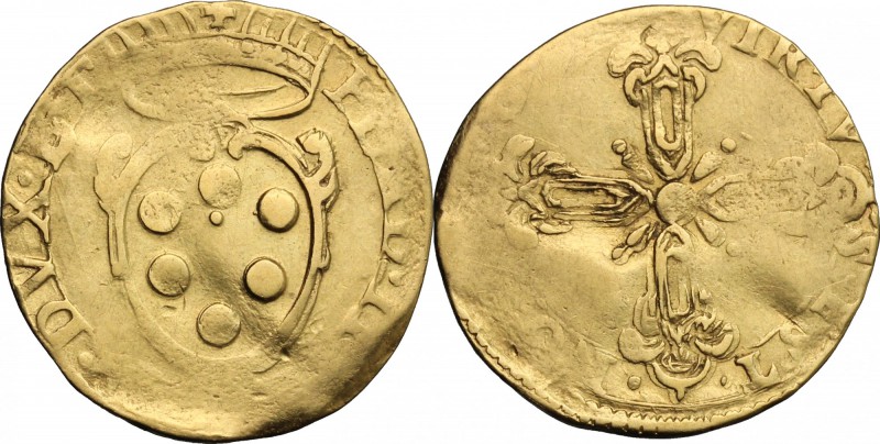 Firenze. Ferdinando II de'Medici (1621-1670). Doppia. CNI tav. XXVI, 4. MIR 282....