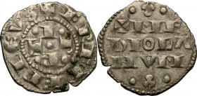 Milano.  Monetazione comunale a nome dell'Imperatore Federico (1185-1240).. Denaro imperiale piano