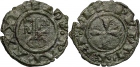 Montefiascone.  Giovanni XXII (1316-1334). Denaro paparino
