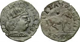 Napoli.  Federico III d'Aragona (1496-1501). Cavallo