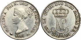 Parma.  Maria Luigia (1815-1847). 5 soldi 1815
