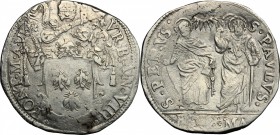 Roma.  Urbano VIII (1623-1644).. Testone
