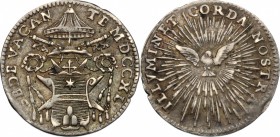 Roma.  Sede Vacante (1740), Camerlengo Cardinal Annibale Albani. Grosso