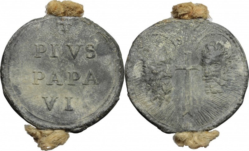 Roma. Pio VI (1775-1799), Giovanni Angelo Braschi di Cesena. Bolla. Ser. 1379. P...