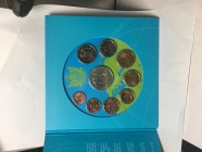 San Marino. Serie divisionale 2008. (5 euro argento, 2 e 1 euro, 50, 20, 10, 5, 2 e 1 cent)