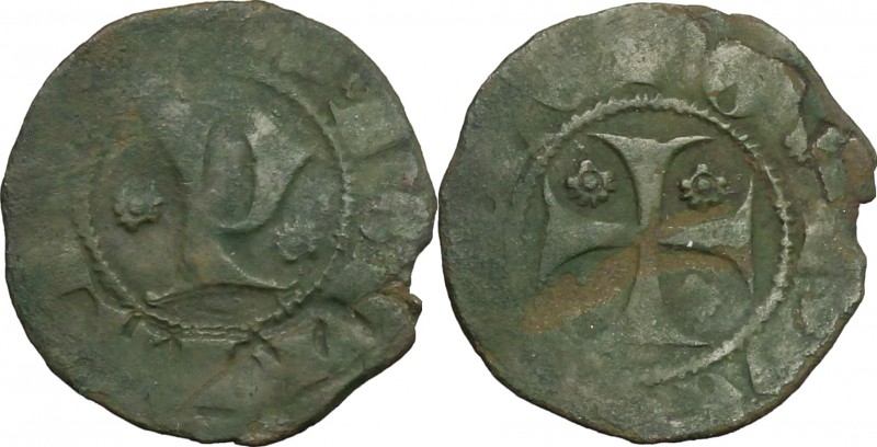 Spoleto. Repubblica (XIV-XV sec.). Sestino. CNI tav. XVI, 6. B. 2611. MI. g. 0.7...