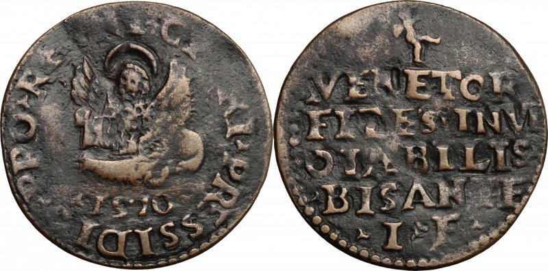 Venezia. Repubblica (1420-1638), monetazione per la terraferma. Bisante ossidion...