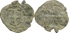 Amedeo V (1285-1323).. Denaro piccolo nero