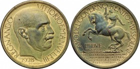 Vittorio Emanuele III (1900-1943). 2 lire 1928 Fiera di Milano