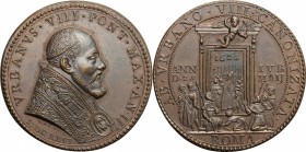Urbano VIII (1623-1644), Maffeo Barberini di Firenze. Medaglia A. III per la canonizzazione di Santa Elisabetta Regina del Portogallo