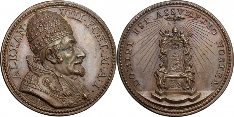 Alessandro VIII (1689-1691), Pietro Vito Ottoboni di Venezia. Medaglia A. I, per...