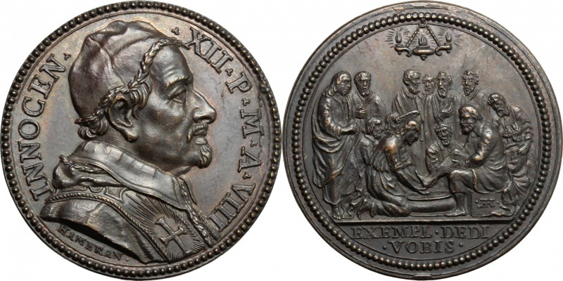 Innocenzo XII (1691-1700), Antonio Pignatelli di Spinazzola. Medaglia A. VIII, p...