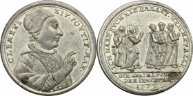 Clemente XIV (1769-1774), Gian Vincenzo Ganganelli  di Santarcangelo di Romagna. Medaglia per l'abolizione dell'ordine dei Gesuiti, 1773