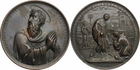 Gregorio XVI (1831-1846), Bartolomeo Alberto  Cappellari di Belluno. Medaglia straordinaria 1834, per la visita del Pontefice all'Ospizio Apostolico d...