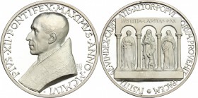 Pio XII (1939-1959), Eugenio Pacelli di Roma. . Medaglia 1956 per l'ottantesimo compleanno del Pontefice