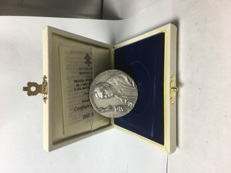Benedetto XVI (2005-2013), Joseph Aloisius Ratzinger di Marktl. Medaglia annuale...
